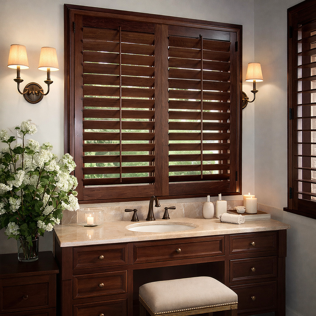 Stained shutters Seattle