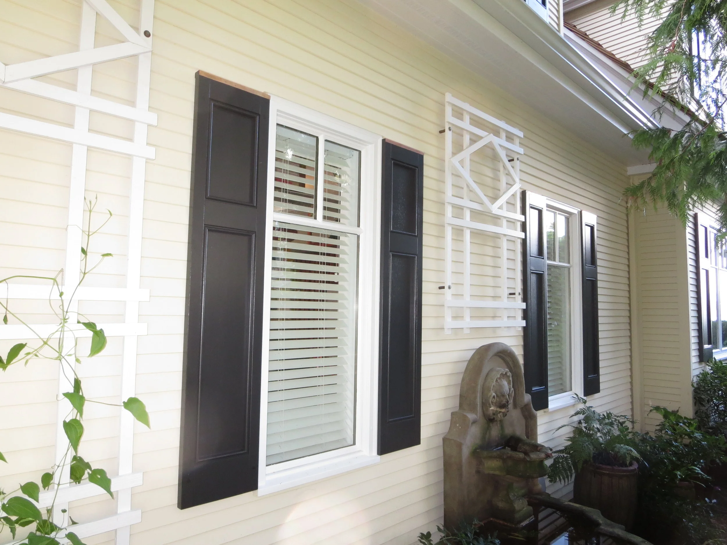 Exterior Shutters for Cape Cod Home — Newport Custom Shutters