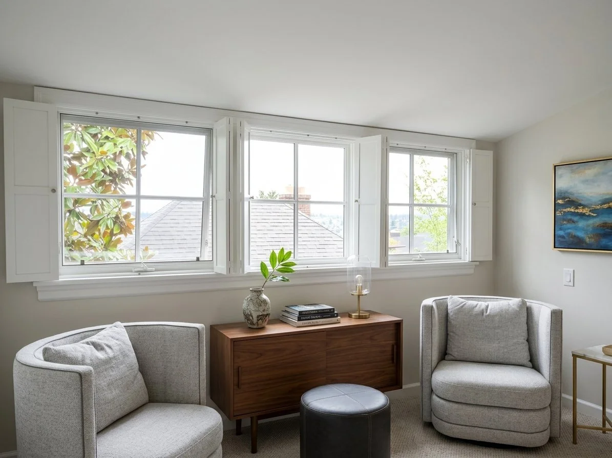 Wood Paneled Shutters