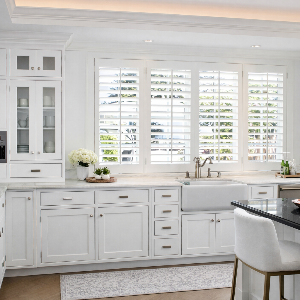 Shutters in Edmonds home