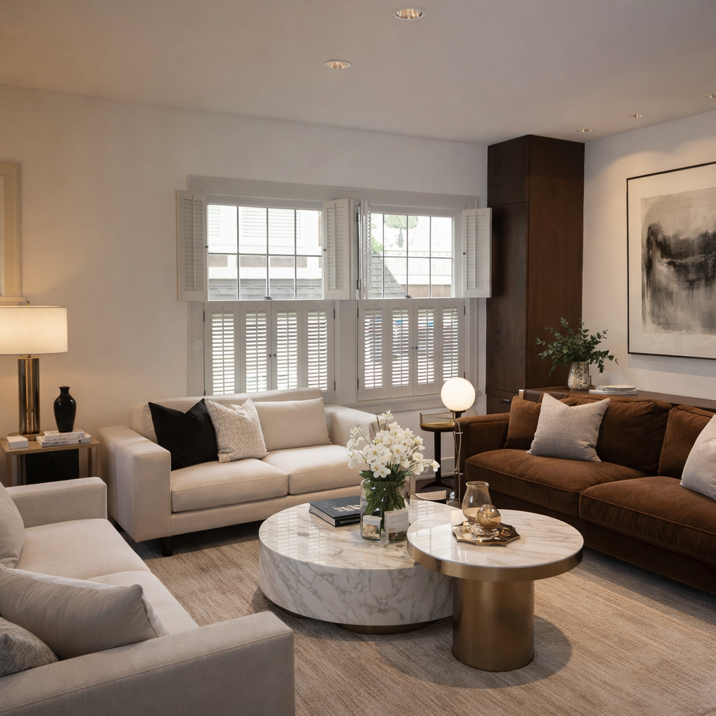 Seattle Tier on Tier shutters