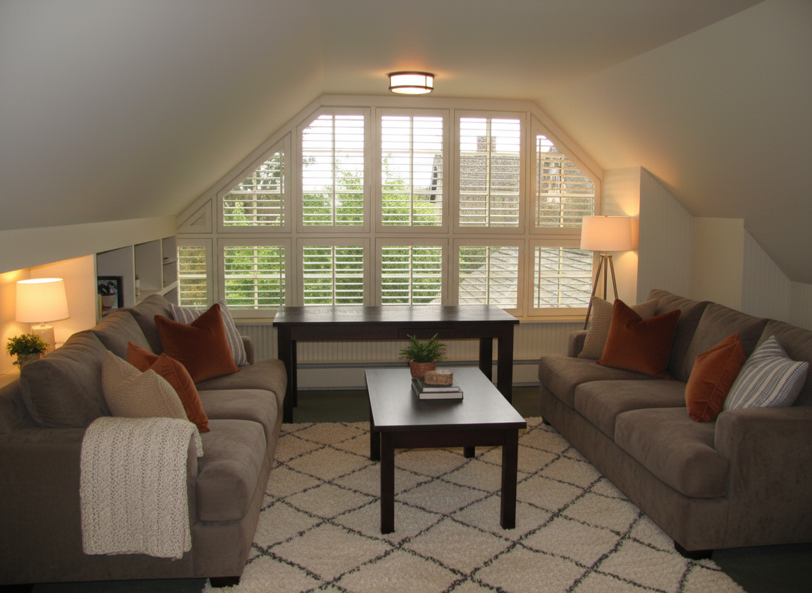 Seattle Angled shutters