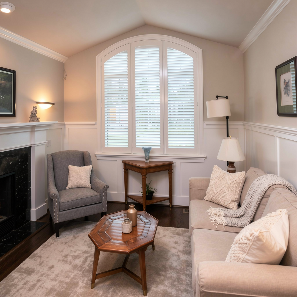 Seattle narrow panel shutters