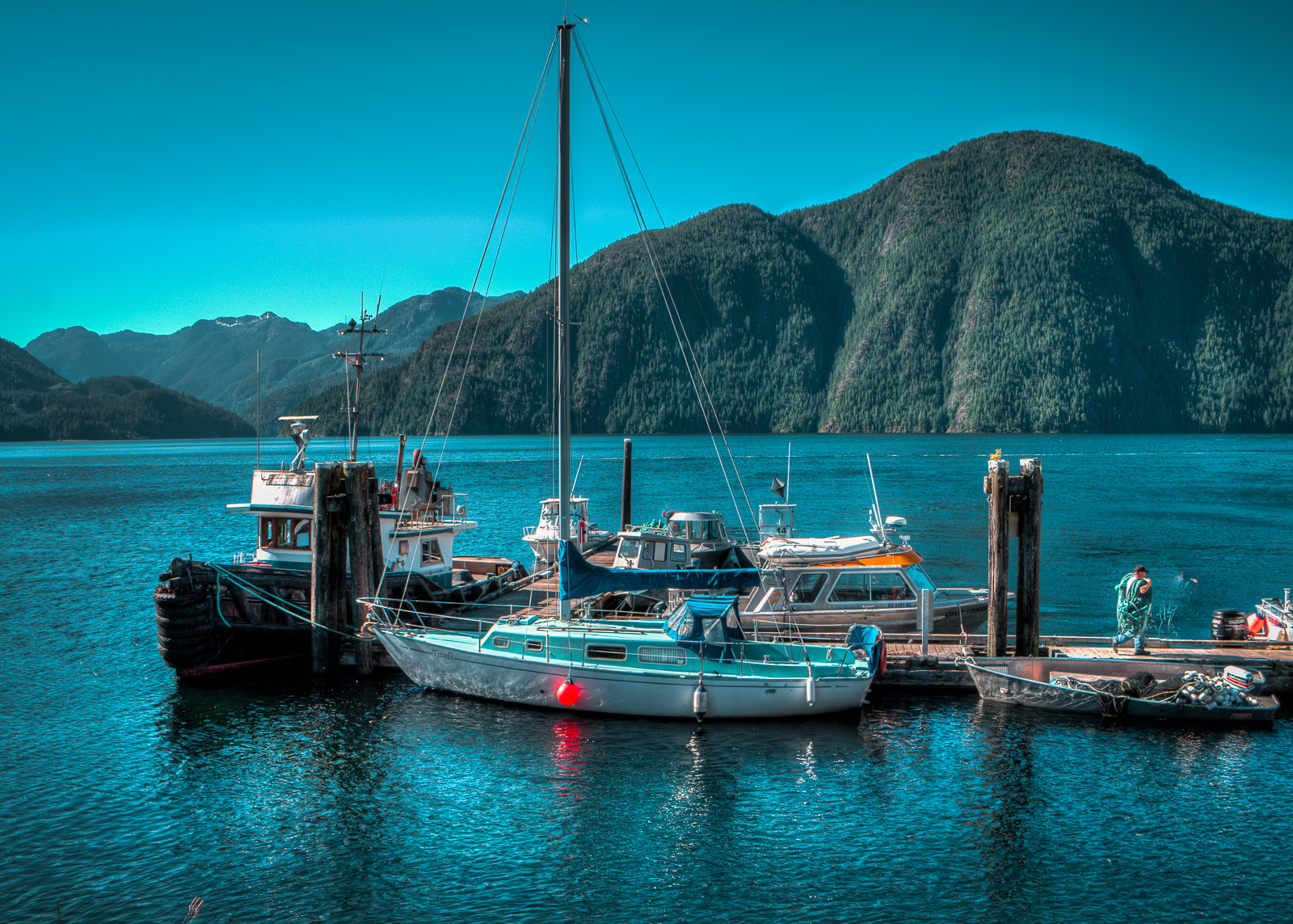 The non-business side of the harbour
