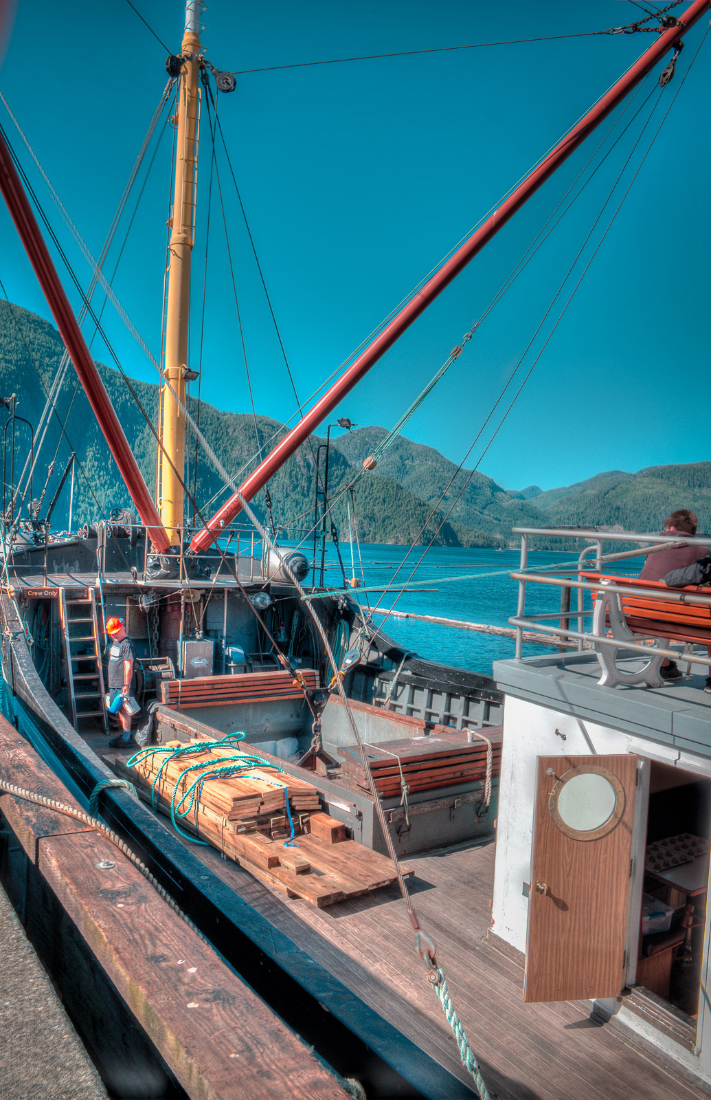 The MV Uchuck III navigates the Nootka Sound and others and can accommodate 100 passengers and carries tons of freight for the communities around. This is a working vessel but caters to travellers as well. You can go on a day cruise in an amazing marine land or pick other options. Other "taxi" options include a day trip to the famous Nootka Island where Captain Cook arrived on the west coast of BC. Known for a fabulous beach walk which is on my bucket list.