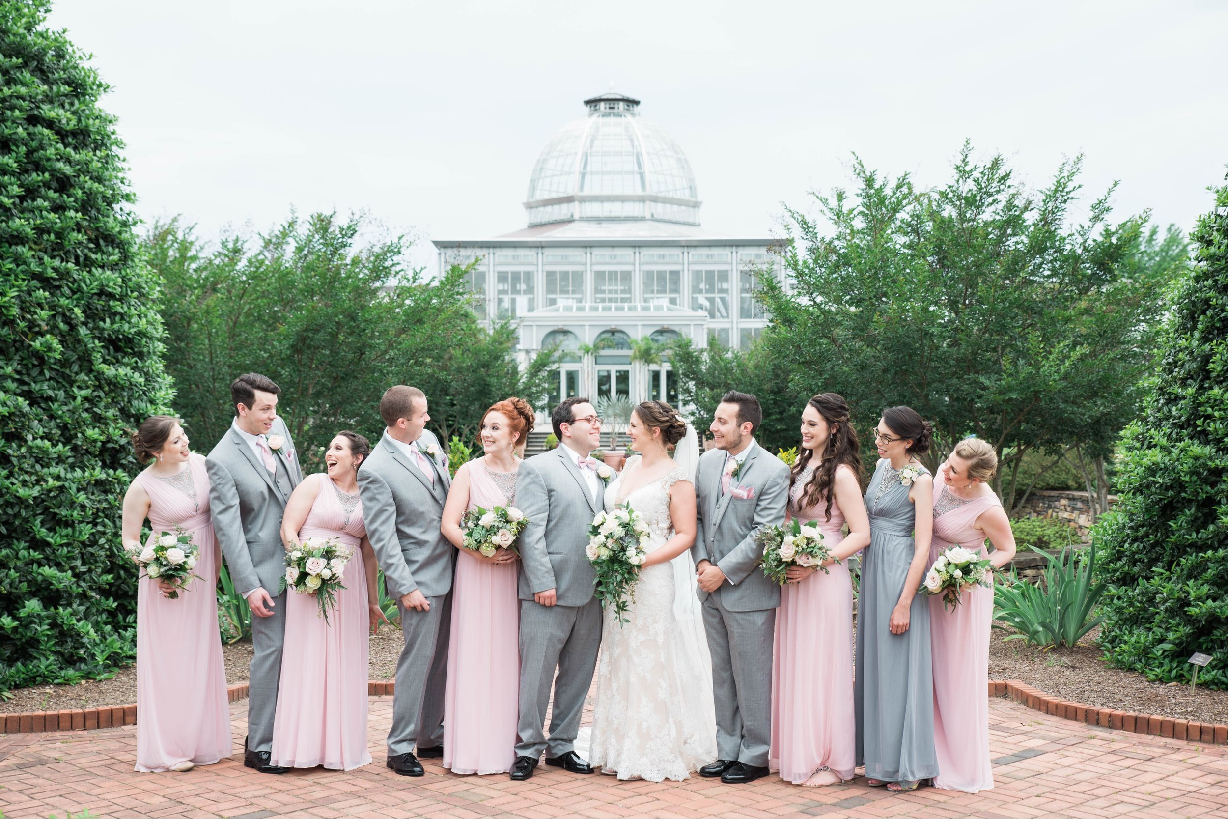 LewisGinterBotanicalGarden_richmondweddingphotographer_LynchburgweddingPhotographer_lindenRowInn_StPetersCatholicChurch_BrittneyGarrett 25.jpg