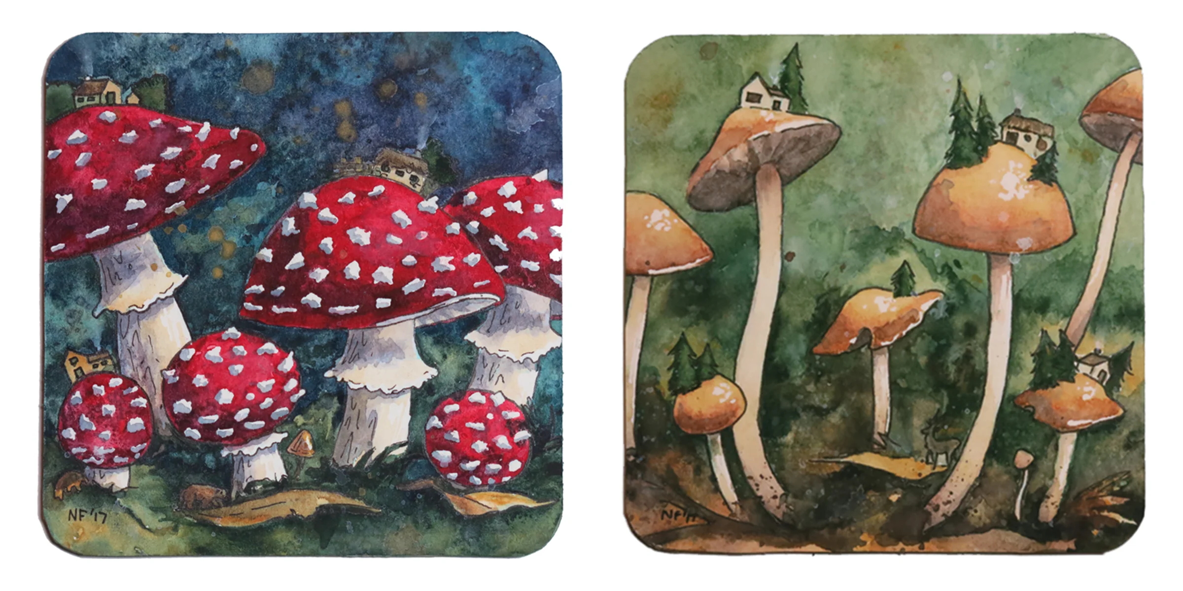 Tiny Dreams: Red and Green