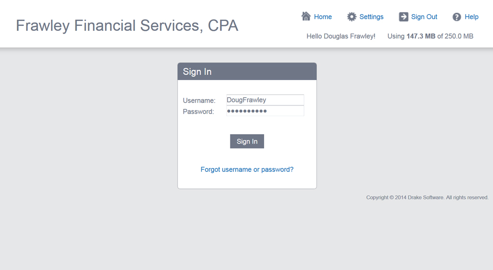 Step 1- Create and sign into your new account.