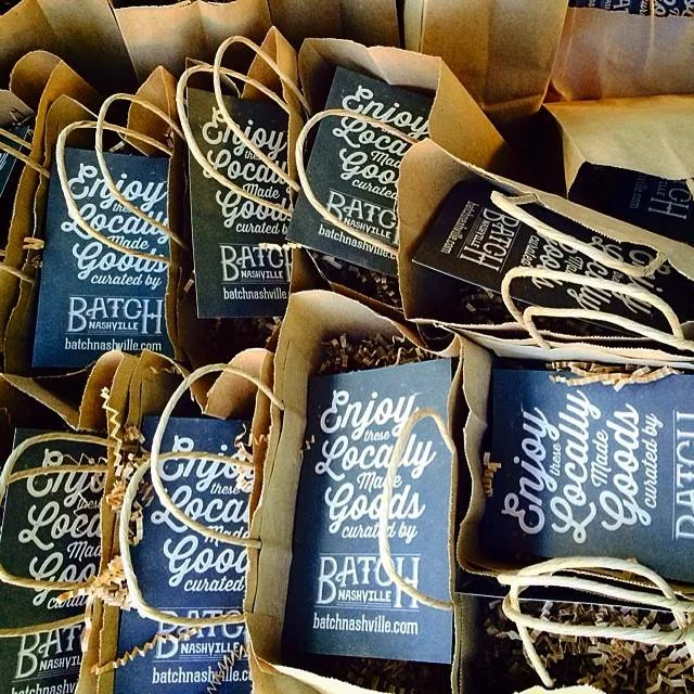 Batch Nashville Welcome Bags featured on Locklane Weddings & Events, Nashville Planner
