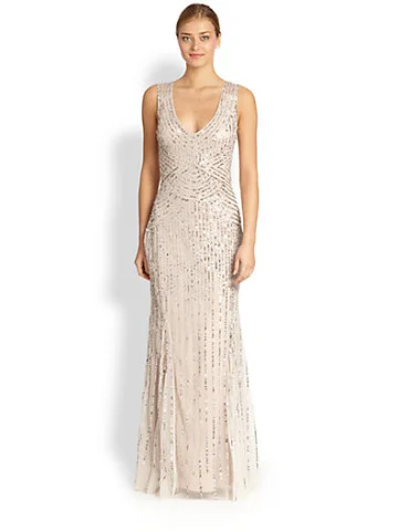 Locklane Weddings & Events | Aidan Mattox Sequin Tulle Wedding Dress