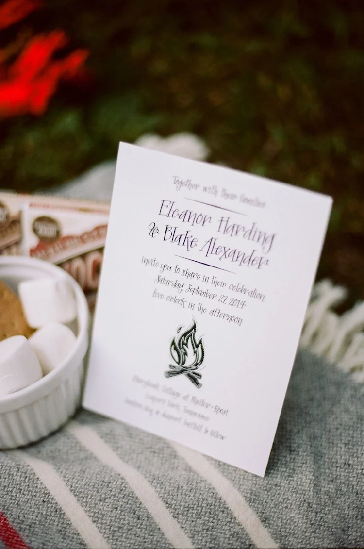Locklane Weddings & Events on Ruffled Blog - Campfire Wedding Inspiration, Nashville Planner