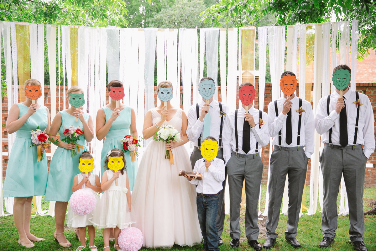 Circus theme barn wedding for a Washington D.C. couple in Dallas, Texas