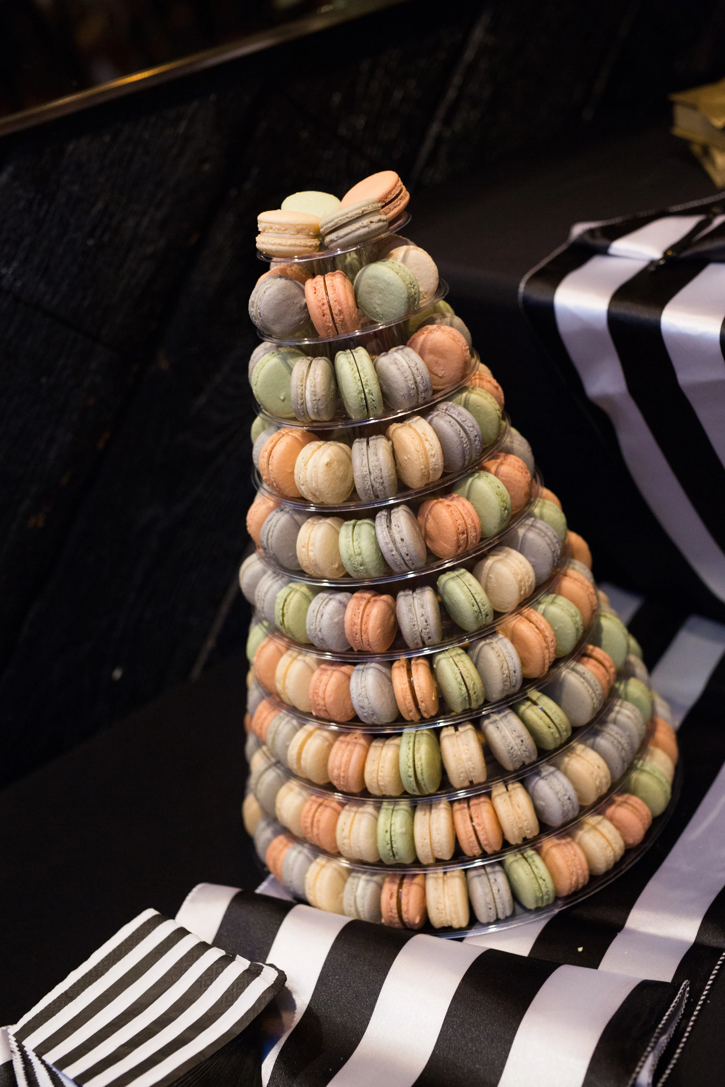 Bride: Carly Rae Coady // Location: Events on 3rd // Date: October 31, 2015 // Photographer: Coleman Shots // Planner: Megan Scurlock, Locklane Events and Weddings // Macaroons: Sweet Darling Patisserie