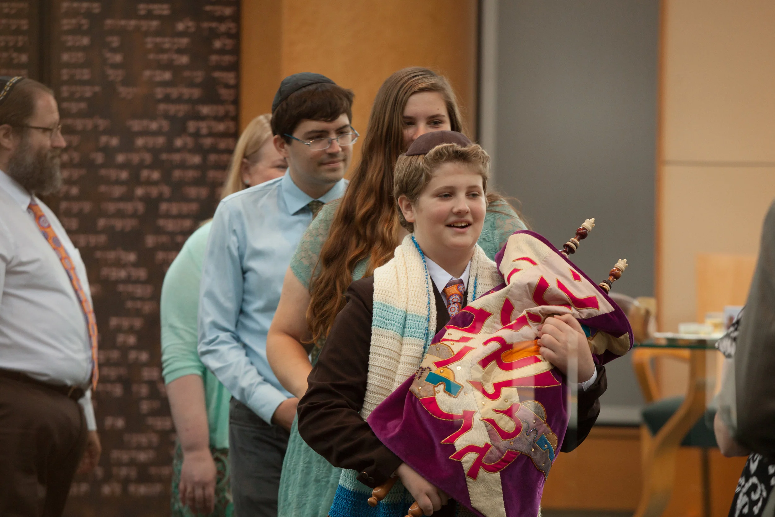 Bar Mitzvah at Congregation Micah, Locklane Event Planner, Jen Bates Photography, Torah