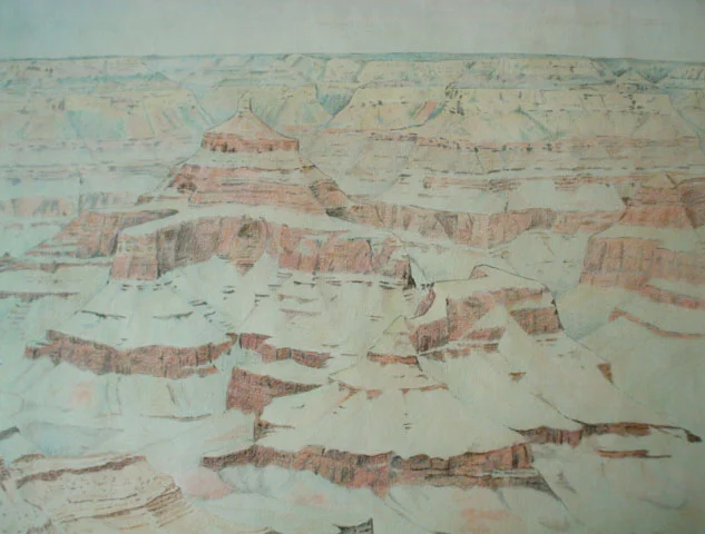 Grand Canyon view of Osiris Temple
