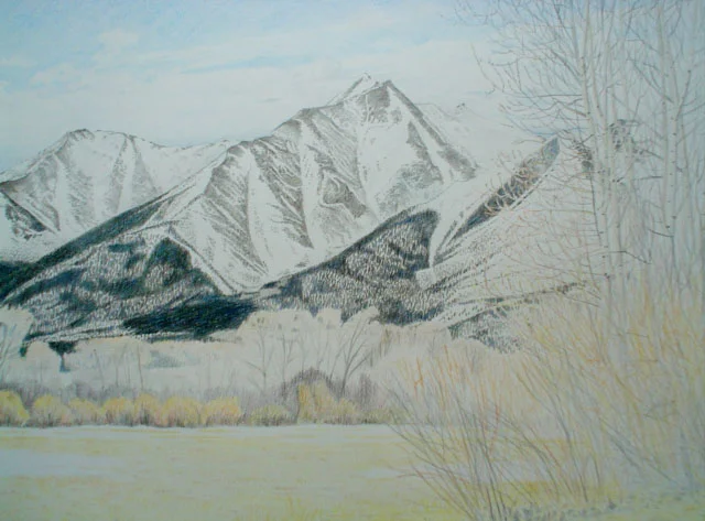 Mt. Princeton from Chalk Creek