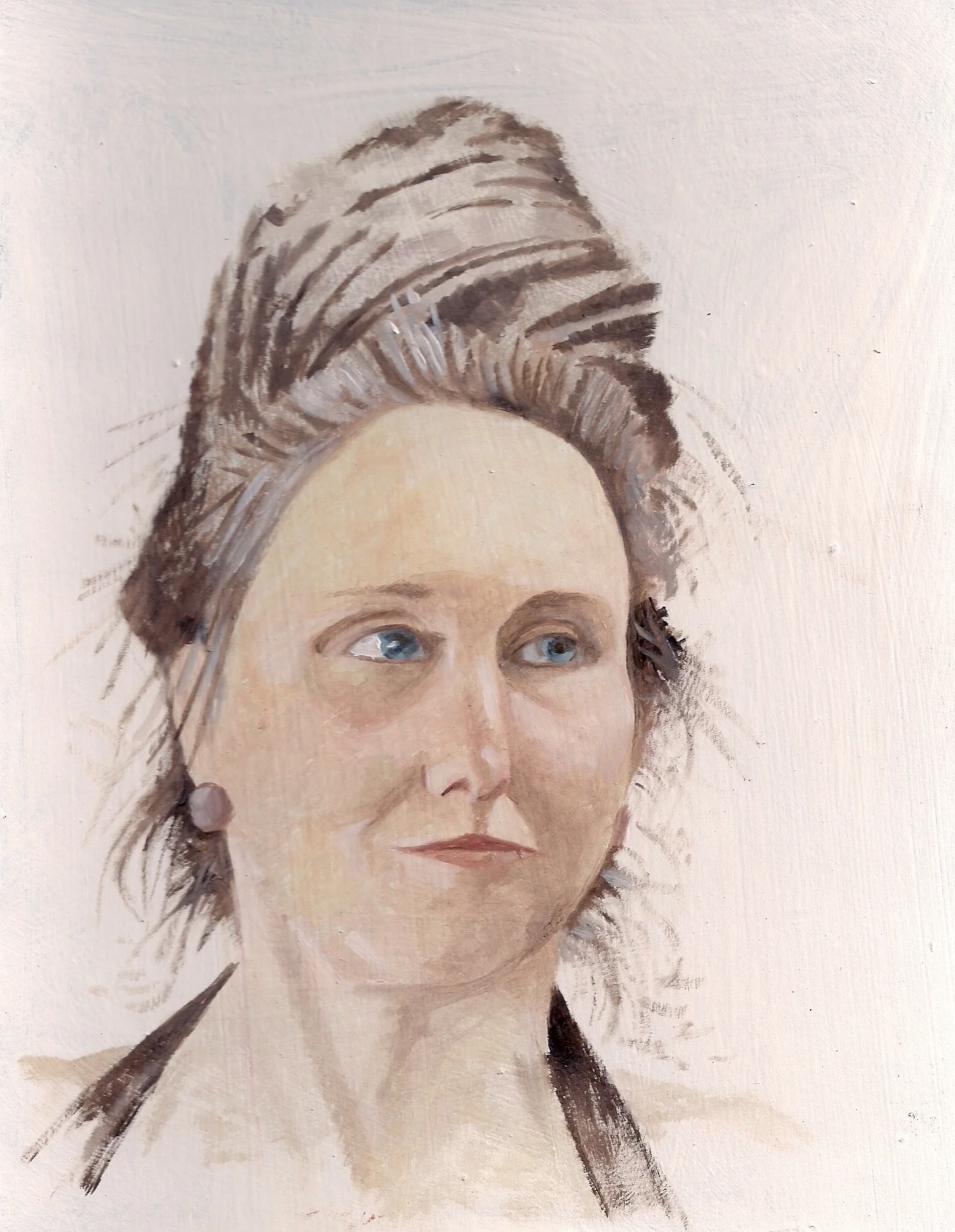 Jennifer with hair up