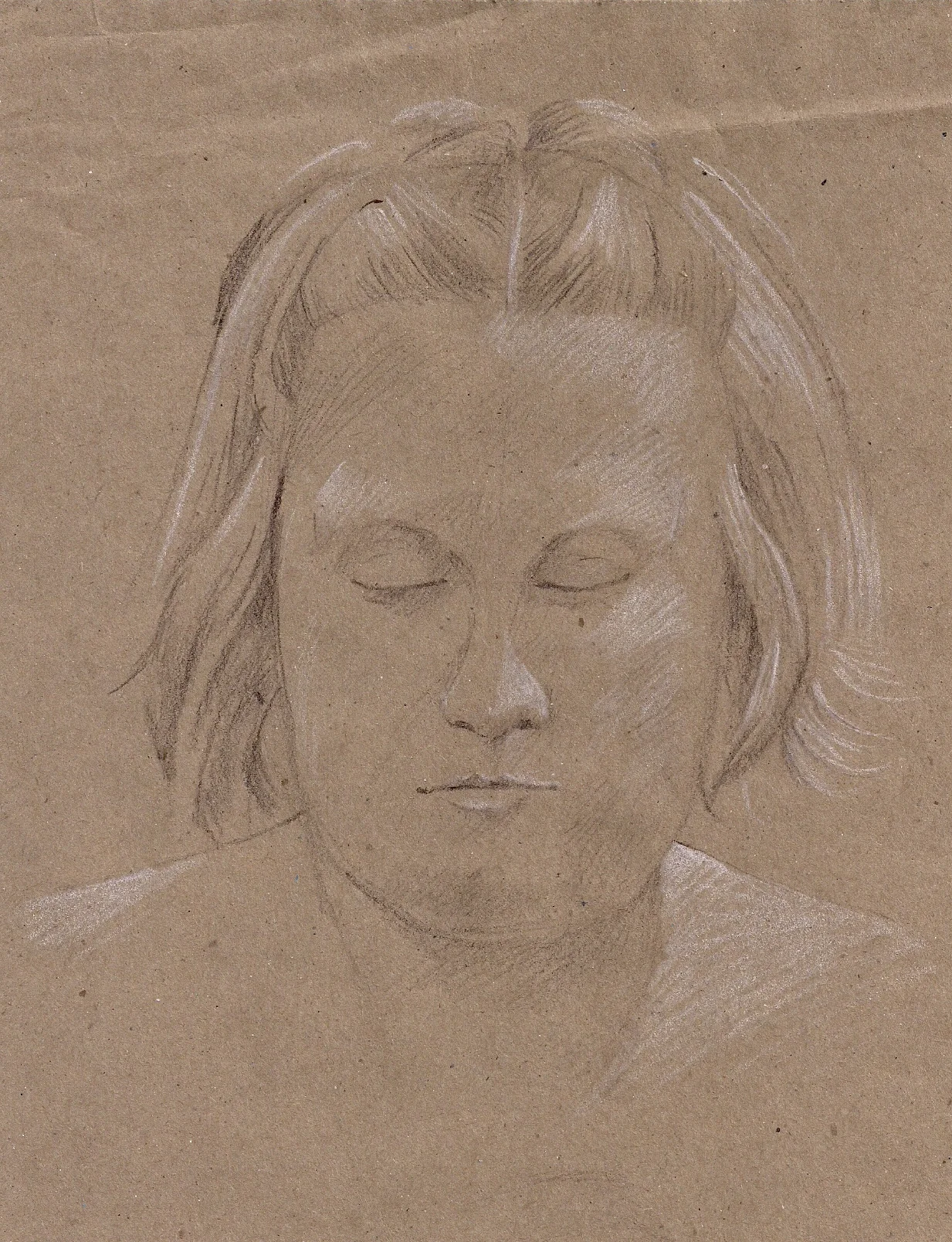 Hilary in frontal view