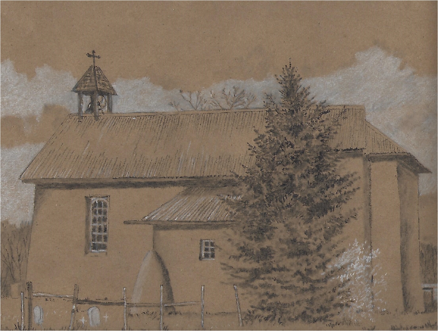Adobe New Mexico Church
