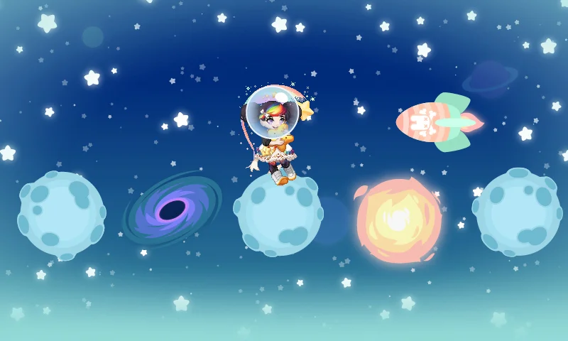 I was also required to create the assets for a new game. I was given the functionality and the window dimensions, and had to create assets that fit within the style I had already created for the other games. The character in the center is an existin…