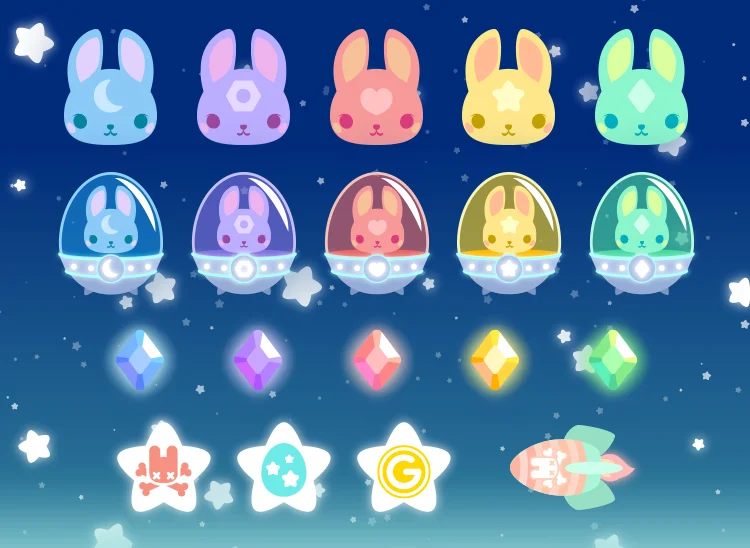 Various assets for an online event. My task was to create assets for the games, but my art came to be used sitewide for other aspects of the event. This included banners, site theming, prizes, and promotional materials. I intended the character art …