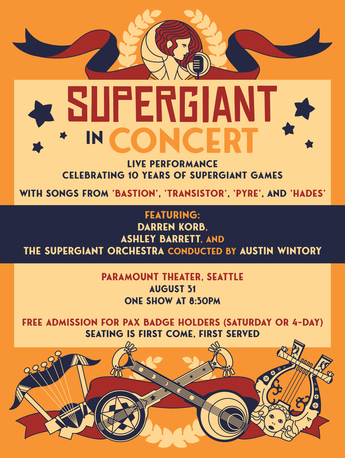 Poster design for print.