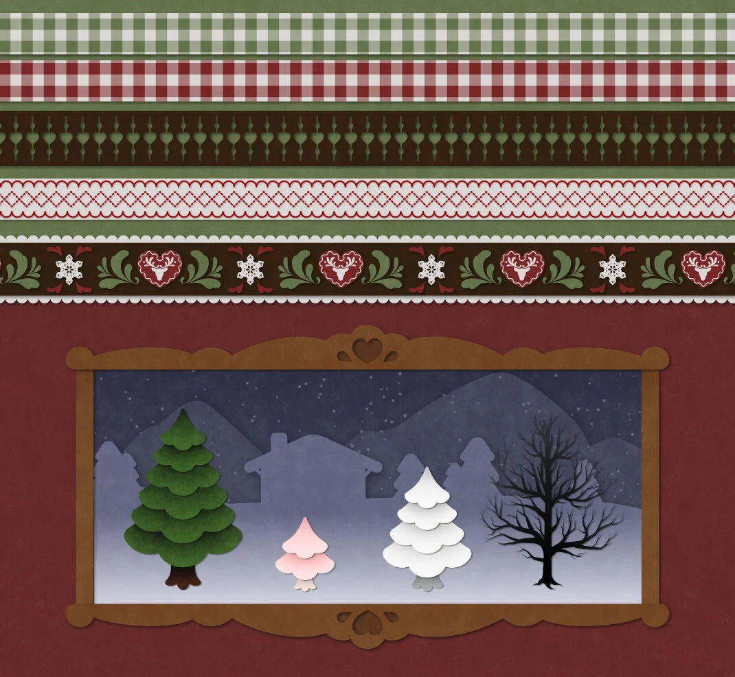 Assets I provided for a designer to use for an event.