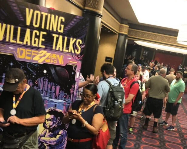 Voting Village at DEF CON 27, August 2019