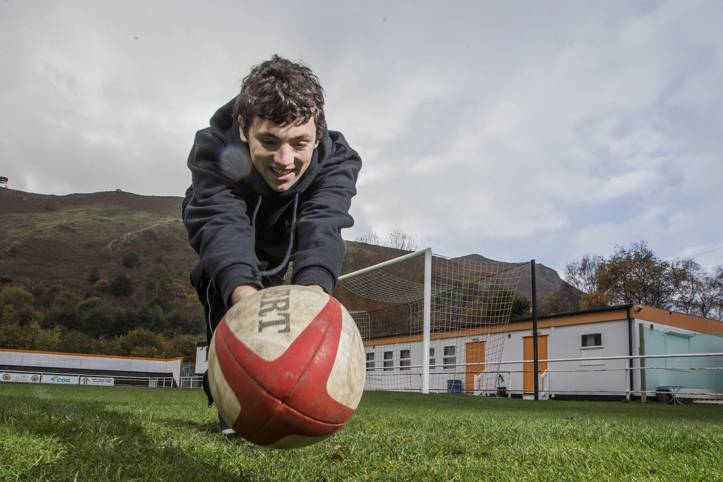 Bobi, 19 came through a Vi-Ability programme. He now works for Vi-Ability and has now achieved his Level 2 Rugby refereeing qualification. 