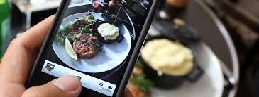 A restaurant app in action