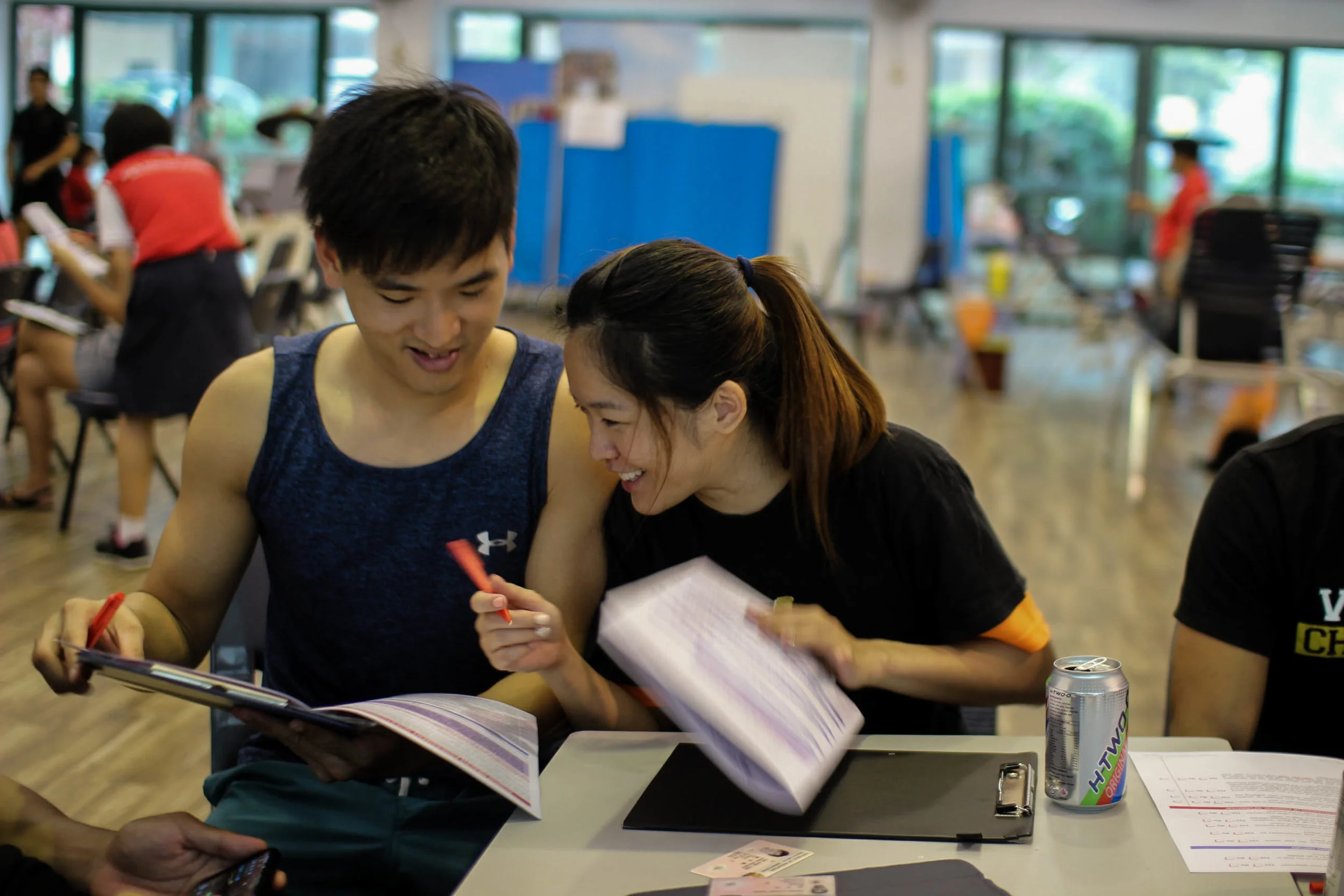 We had a fun time filling up the questionnaire too! “Since when you went to Vietnam how come i don’t know!”
