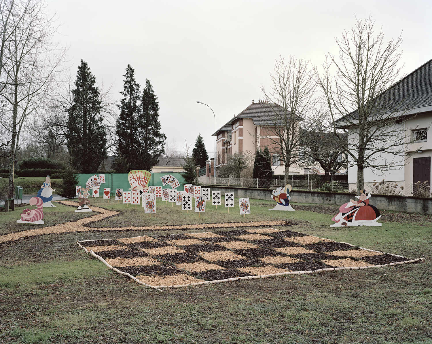 "La Diagonale Aride", Paray-Le-Monial (Saône-et-Loire), Décorations atypiques, 2013-2014.