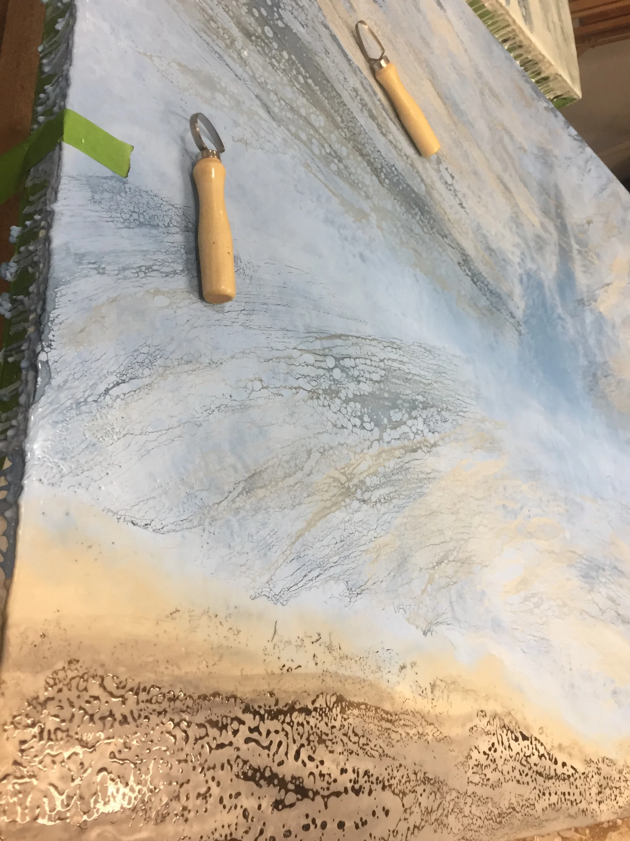 Beyond The Horizon (detail) - SOLD -