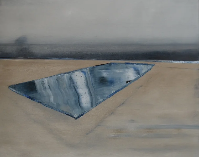 Projected Pool, oil on linen, 28" x 32," 2012