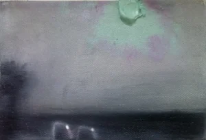 Pool Picture, oil on canvas, 4 x 6, 2013