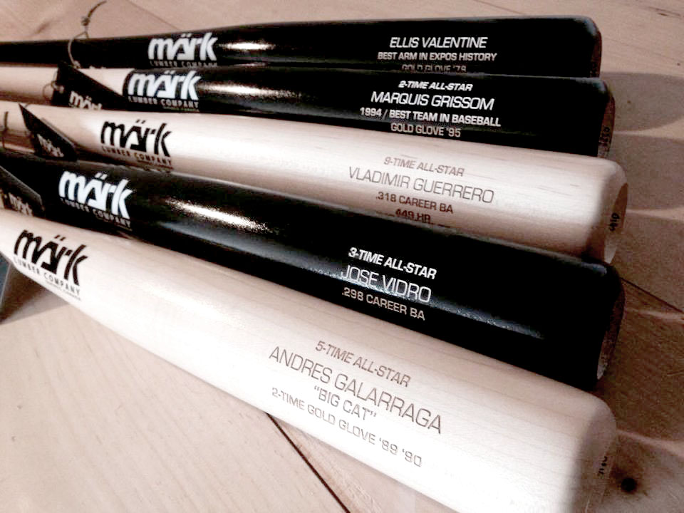 Des bâtons pour des Légendes! - Märk Lumber Co. en plein coeur des évènements célébrant les Expos ce week-end .