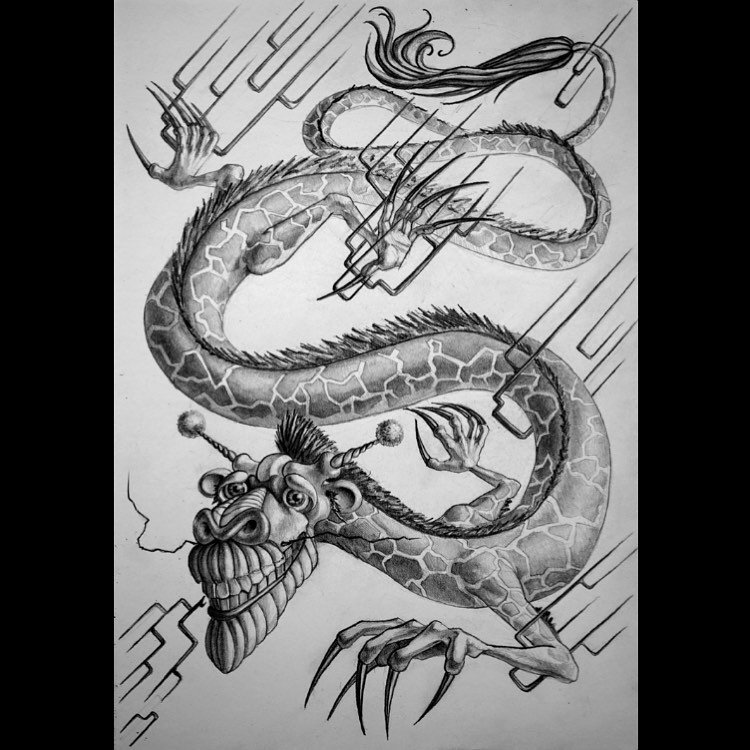 D&rsquo;giraffegon
🦒🐉

#drawing #pencildrawing #dragon #giraffe #paperwork #art