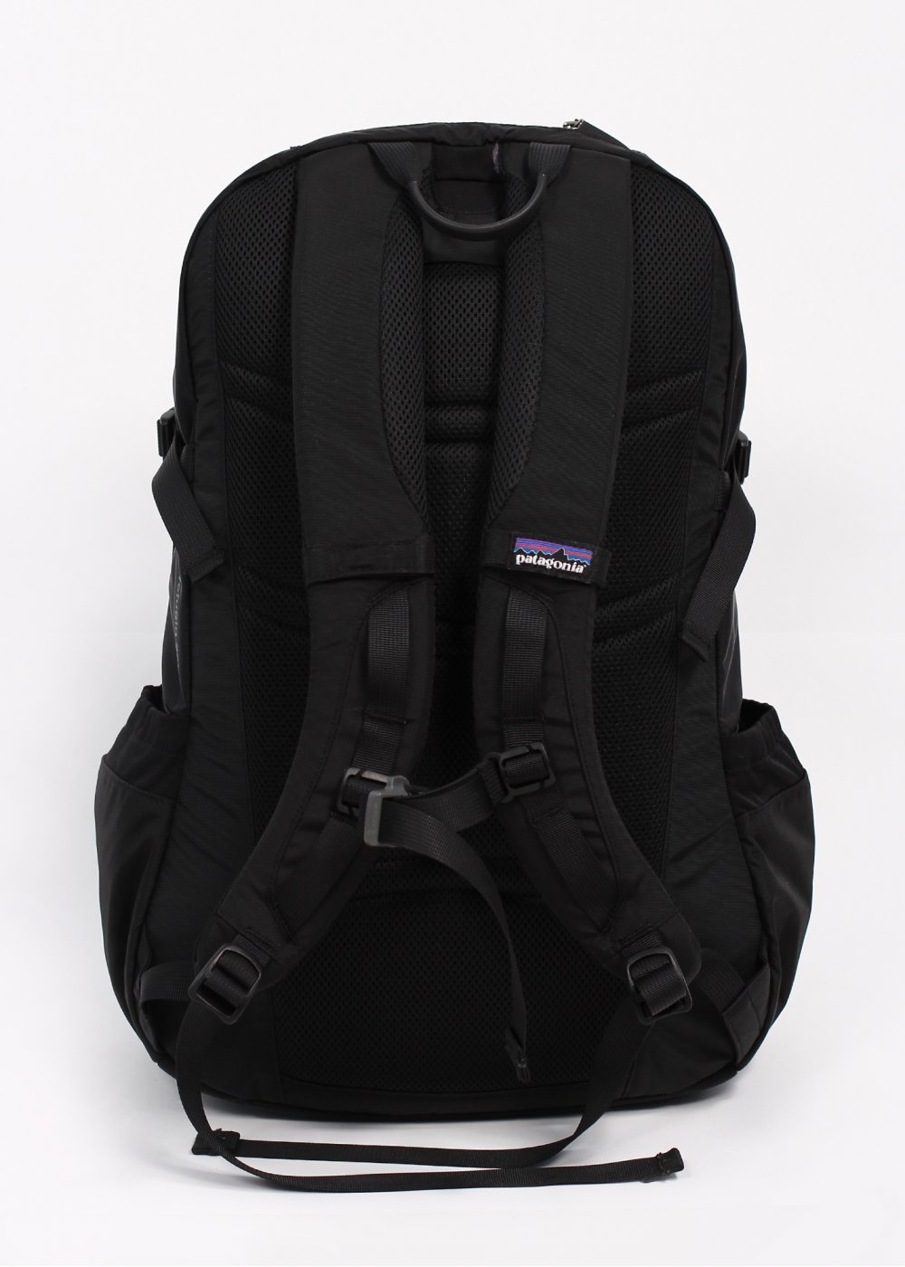 Black Patagonia Backpack filled with Cliff Bar Swag