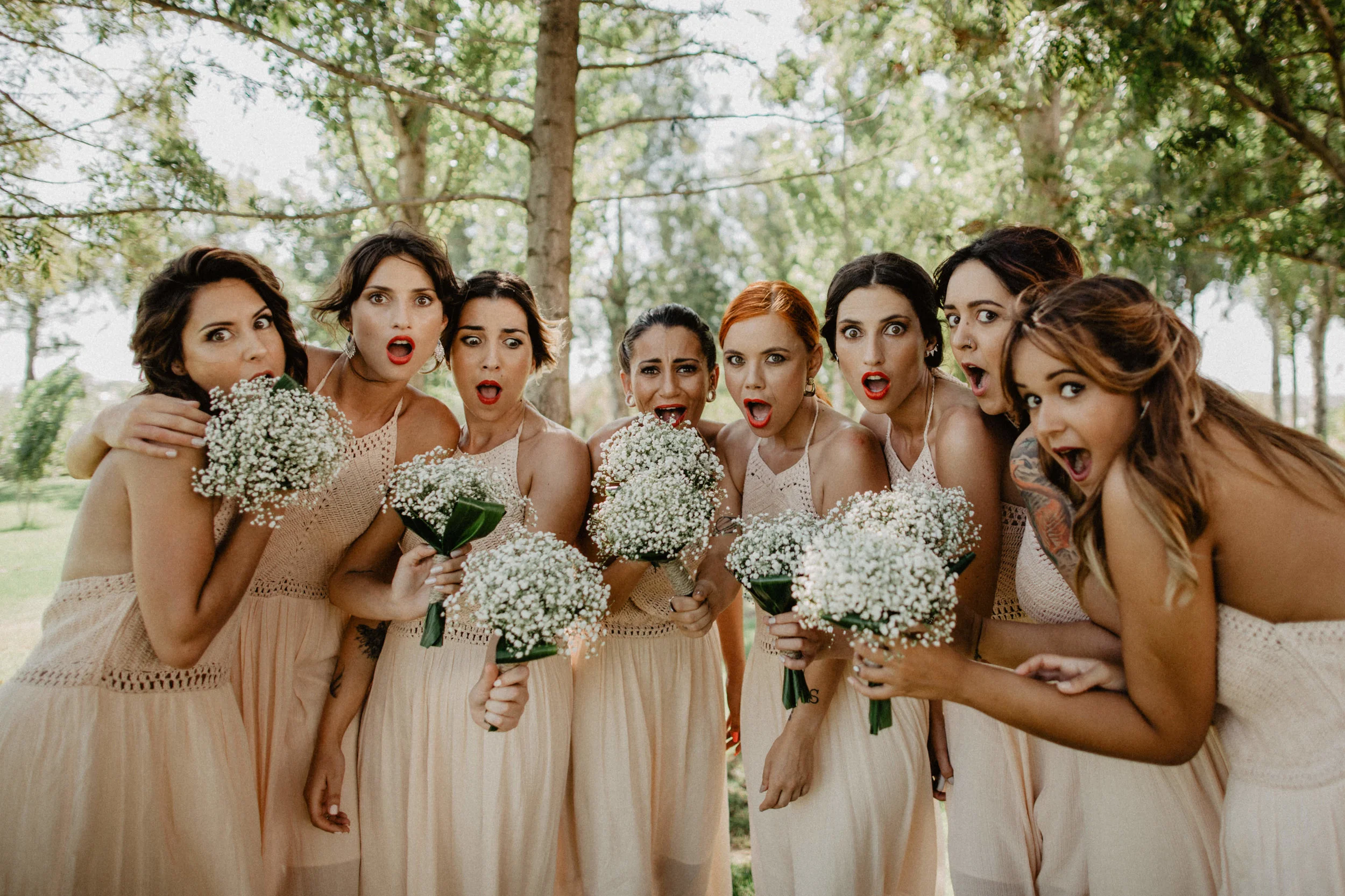 boho bridesmaids