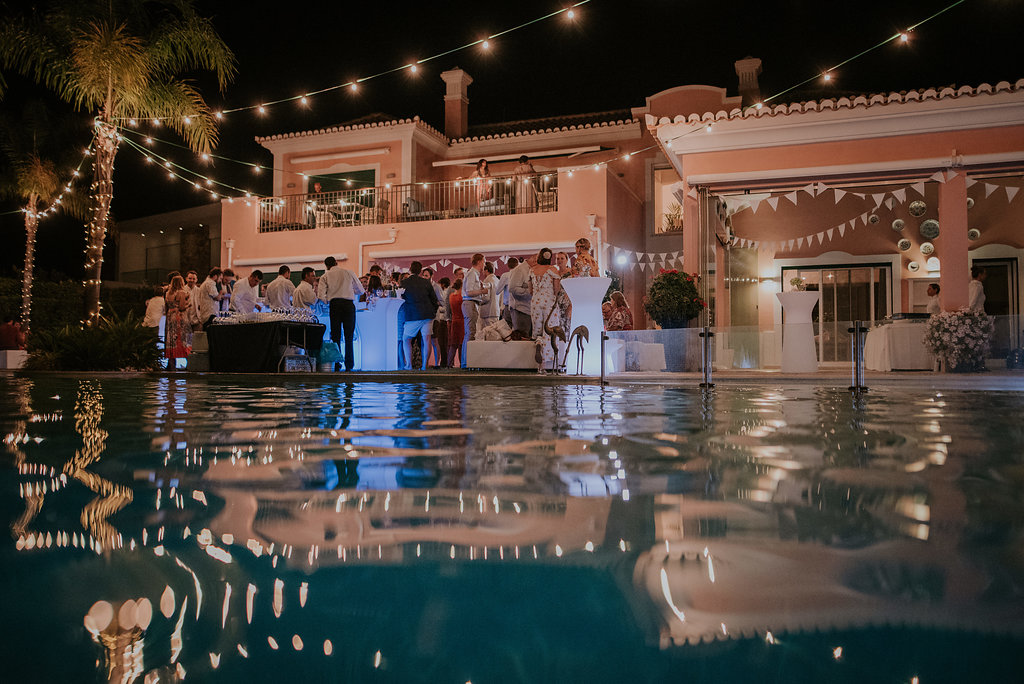 private wedding party at Vale do Lobo, Algarve, Portugal