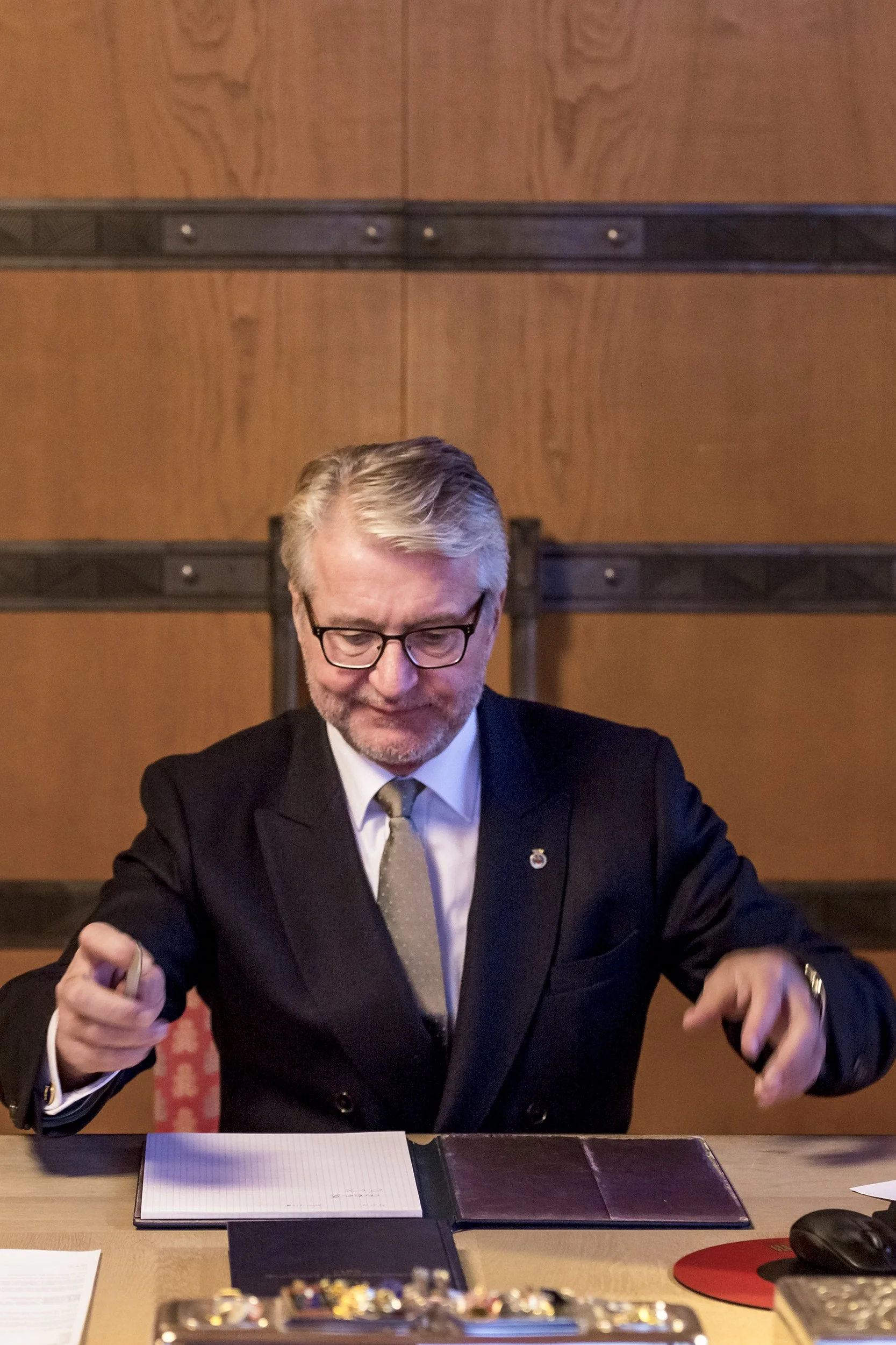 Fabian Stang at his office.