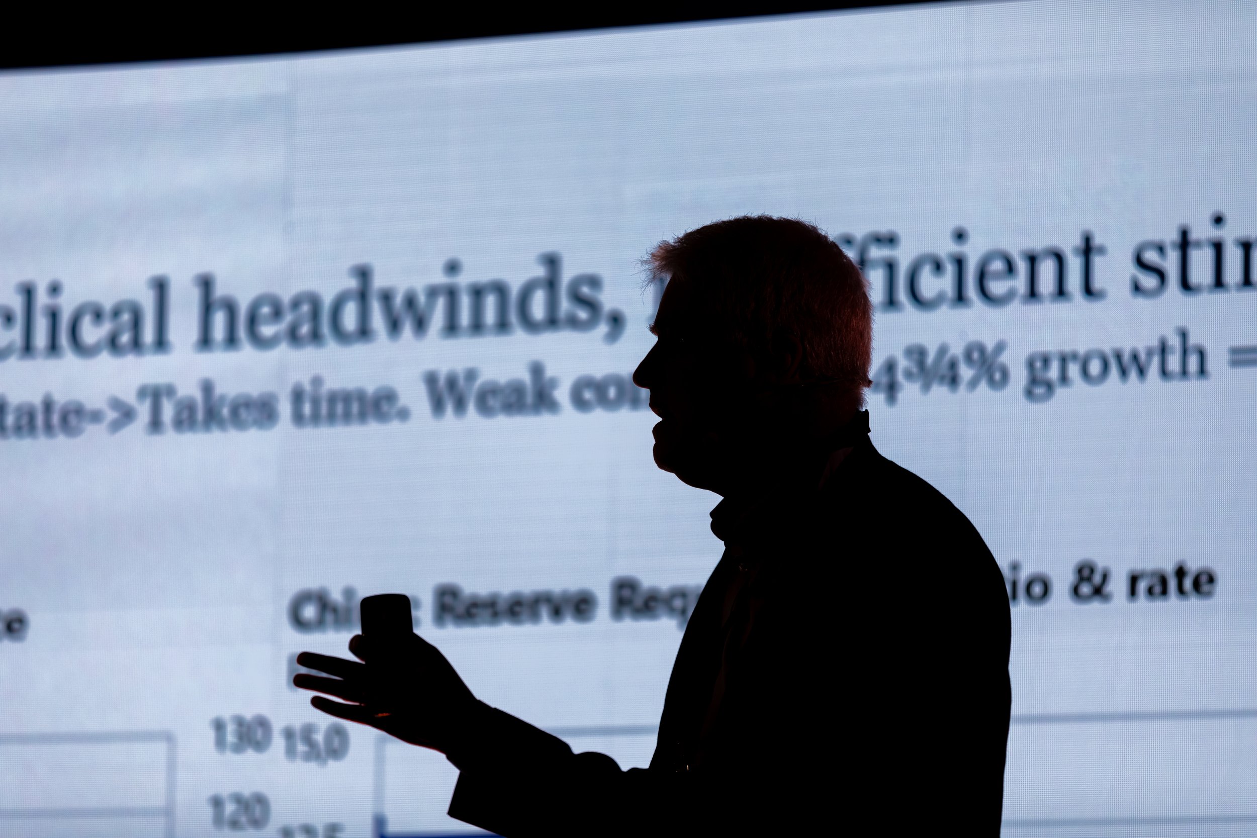 Sjeføkonom i NHO, Øystein Dørum, er sjelden en skygge av seg selv.