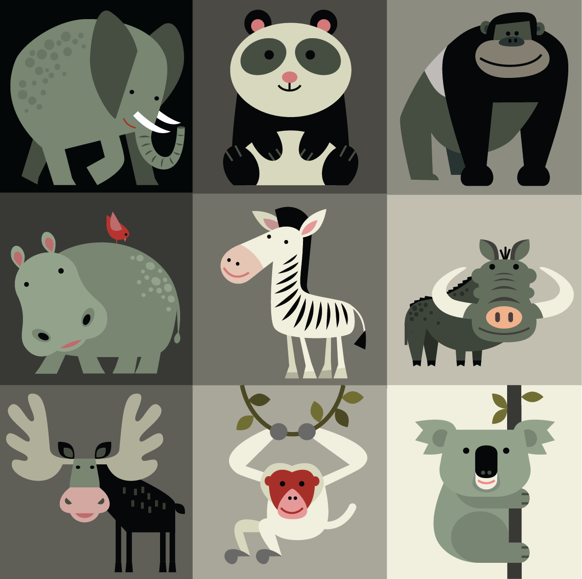 The art school I went to was all about grey. It's never gotten out of me.