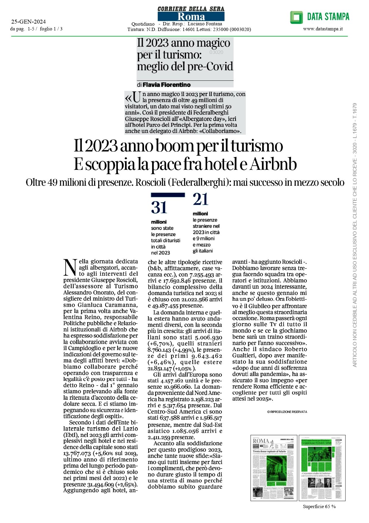 Corriere della Sera 25.01.24 Il 2023 anno magico per il turismo - meglio del pre-Covid_page-0001.jpg