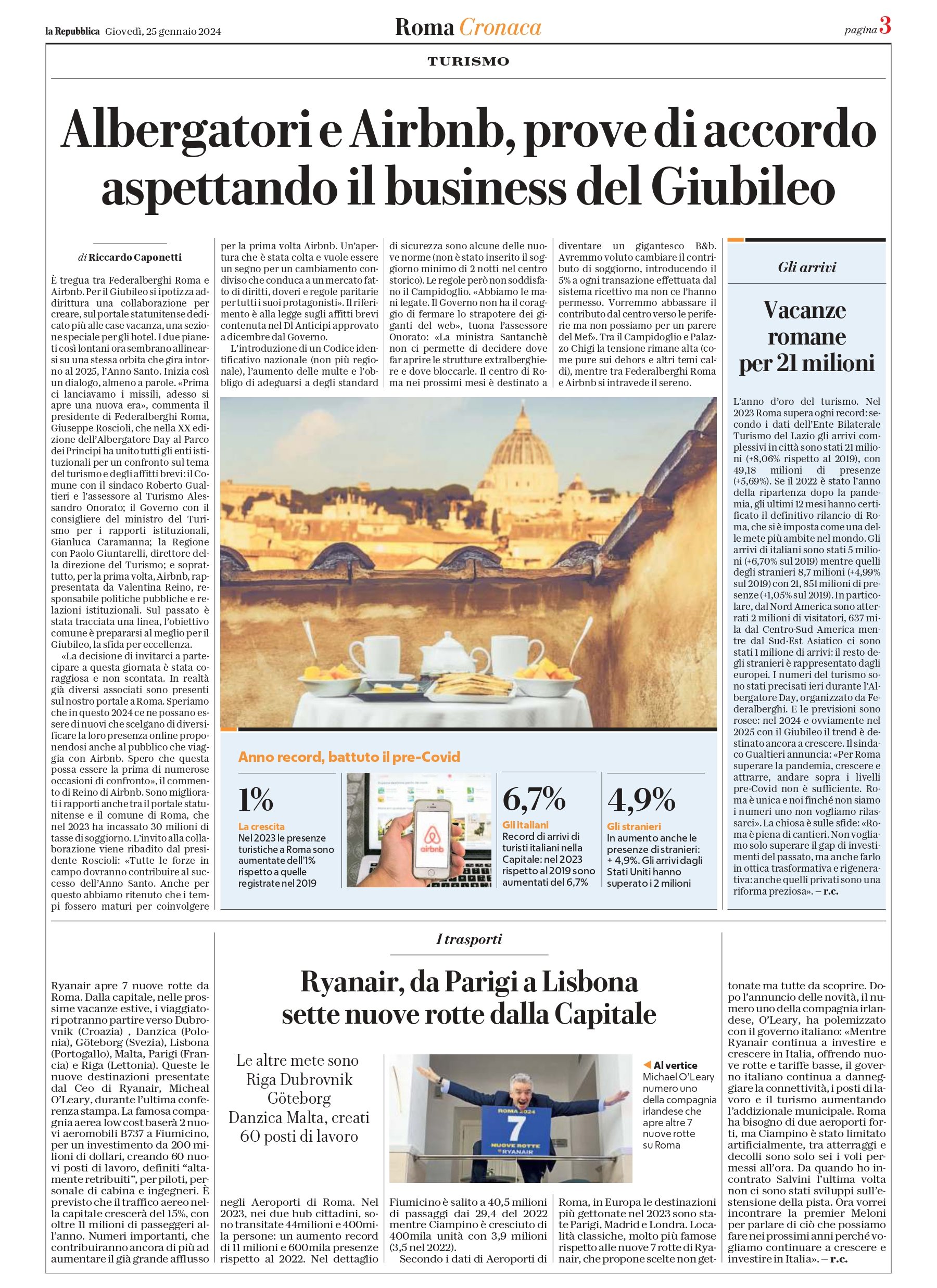 La Repubblica 25.01.24 Alberghi su AirBnb prove di accordo giubilari_page-0002.jpg