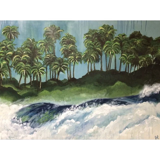 Untitled // Acrylic on Wood . 3x4 ft 