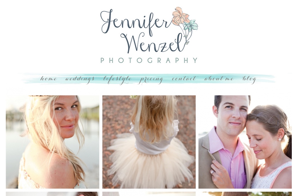 Jennifer Wenzel Photography Logo Design