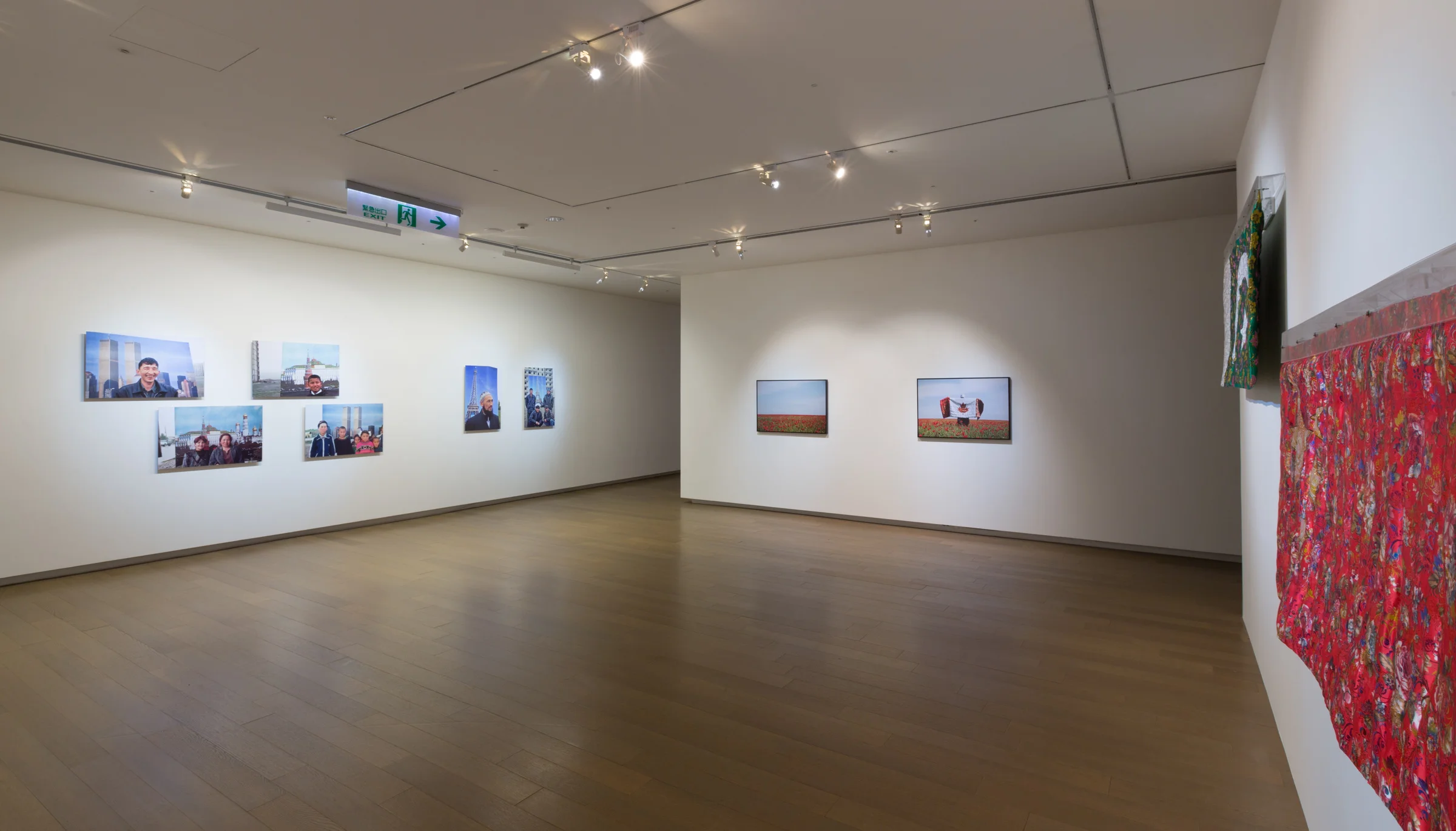 Installation view: Yelena and Viktor Vorobyev and Said Atabekov