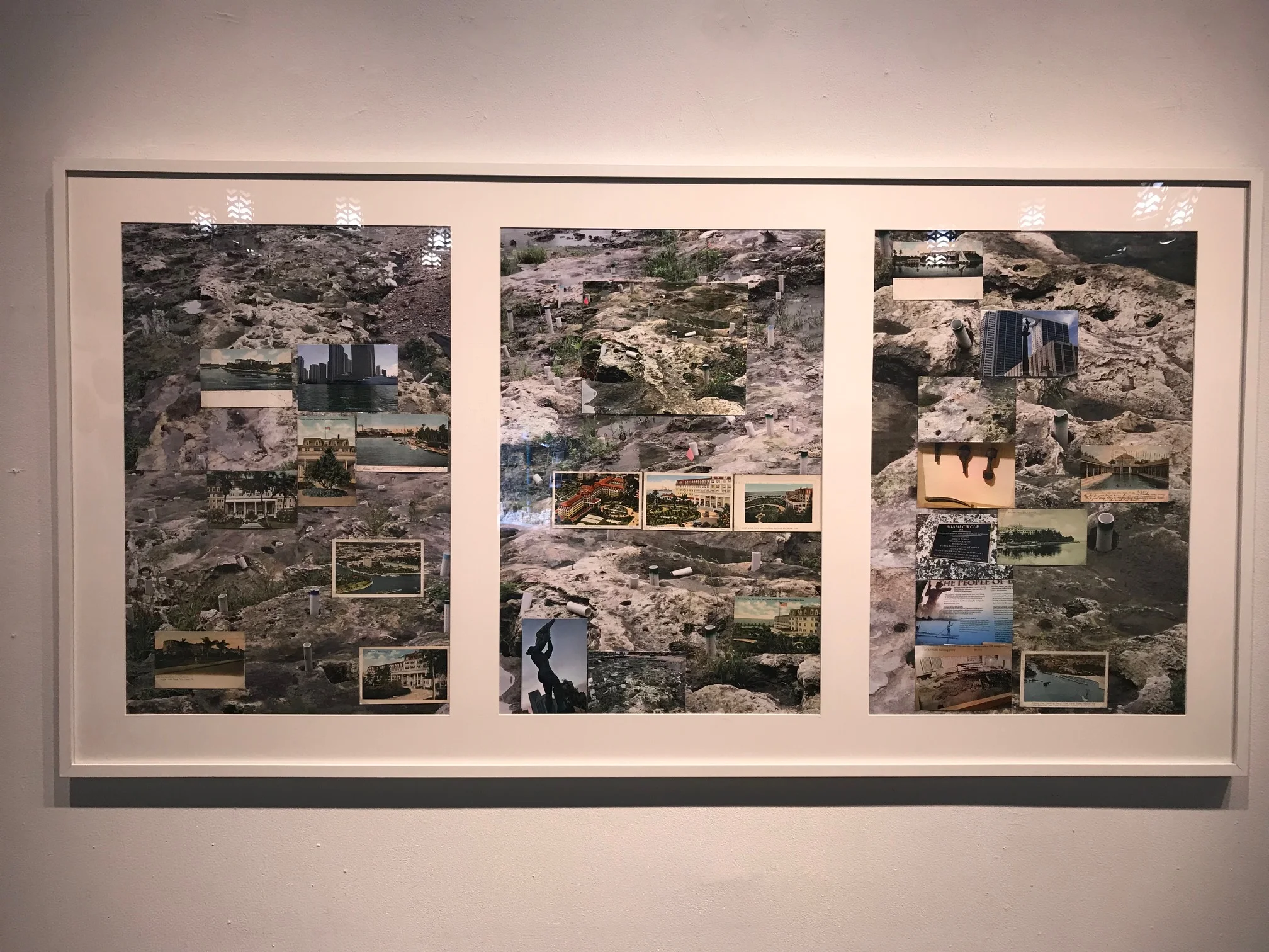 Gustavo Oviedo “Tequesta” . 2016 eBay items and photo prints (detail) 72” x 37”,