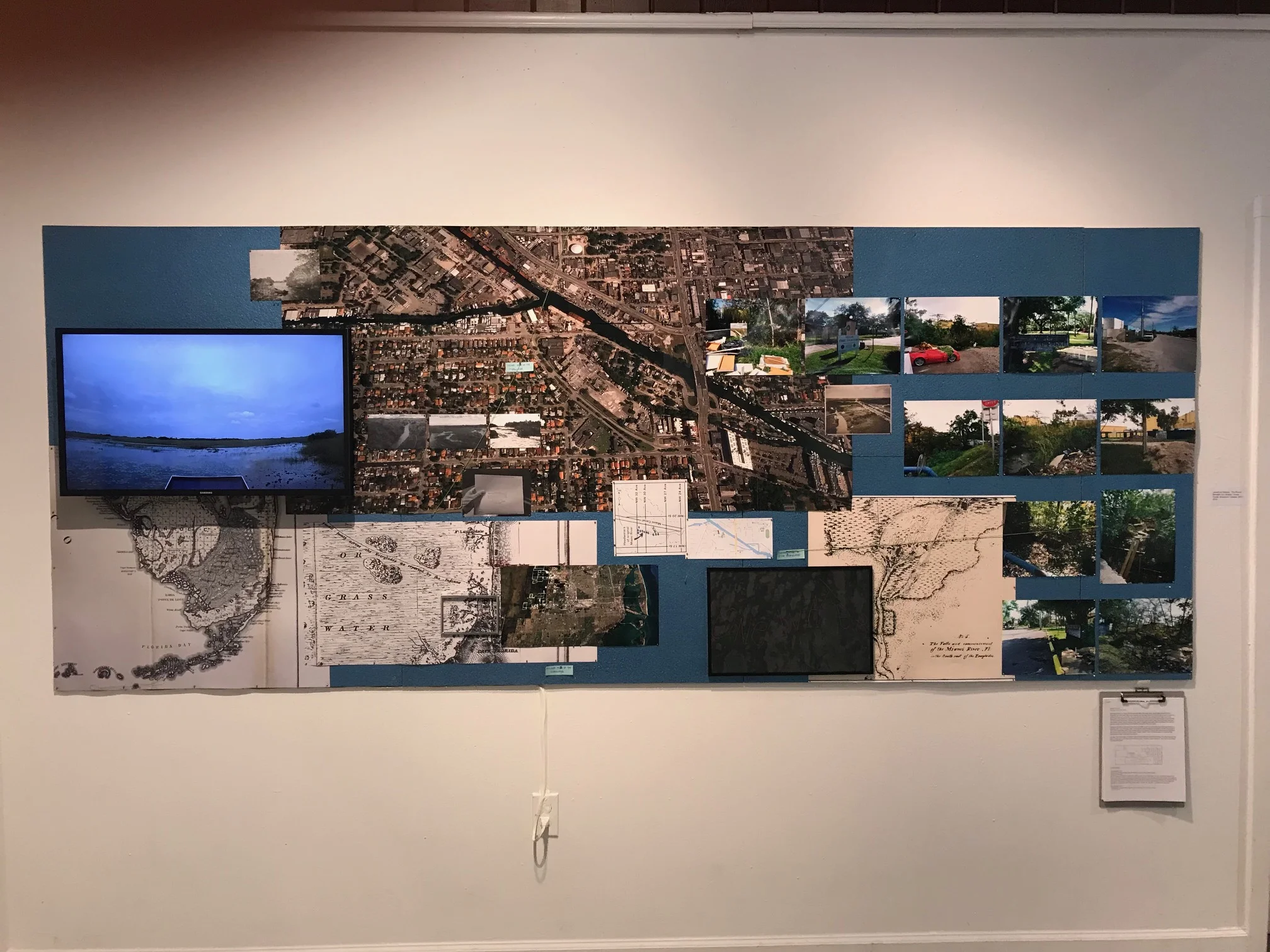 Laurencia Strauss “ The Rivers Beneath Our Streets ”, 2017-2018 mixed media dimension variable